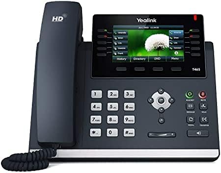 Miniatura 2 de Yealink SIP-T46U - Sistema telefónico empresarial paquete de inicio con correo de voz, asistente automático, extensiones de teléfono celular y