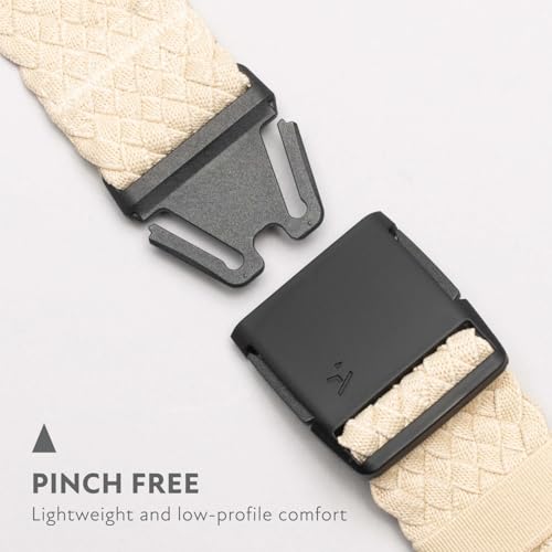 Image of Arcade Belts Futureweave Braided Woven Belt for Men and Women, 4 Way Stretch Elastic, Metal Free Buckle, Unisex