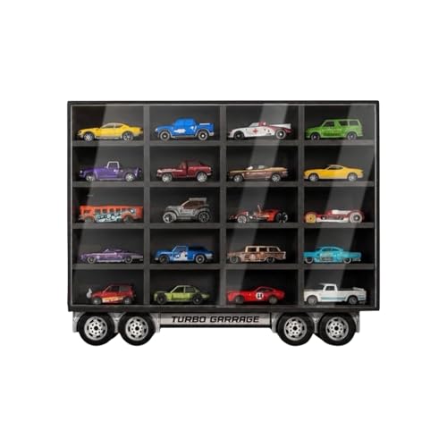 Image of Lumora Craft Studio Truck Shape Die Cast Car Display Shelf for 1:64 Scale Toy Cars | Wall Mounted MDF Storage Organizer | Personalized Name Option | 12 Slots, 20 Slots & Extension Add-On (Extension)