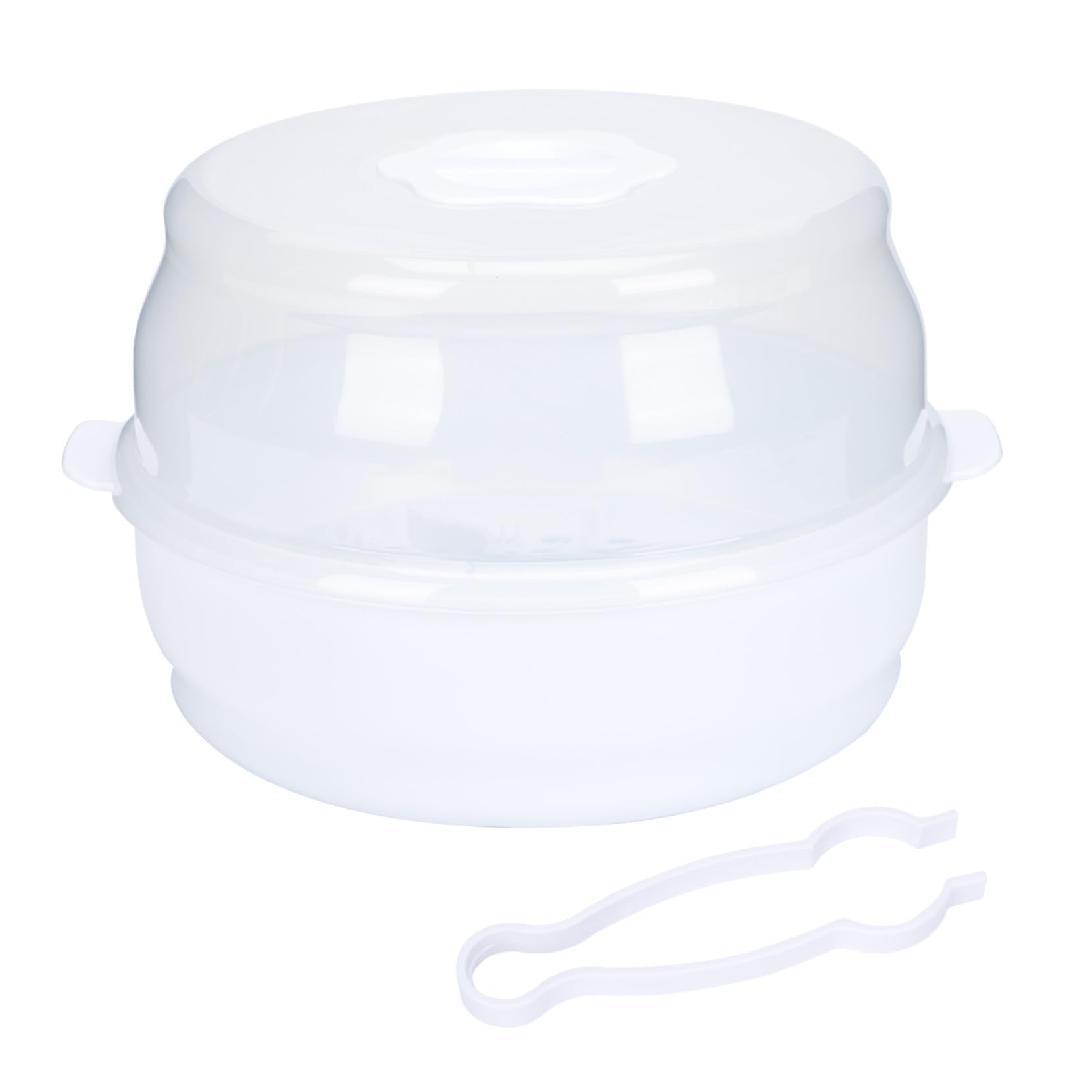 Caja Esterilizadora para Biberones y Chupetes Capacidad Grande, Material Pp, Portátil para Uso en Microondas en Casa y Exteriores