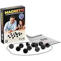 Juego de Ajedrez Magnético | Tablero portátil con 20 Piedras
