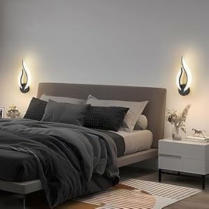 Hard-Wired 2-Pack Modern Indoor Wall Sconce 10W LED Black Dimmable Wall Sconce Set of 2 for Living Room Bedroom Hallway (Warm White Light, 3000K) Hard Wired 2 Pack Modern Indoor Wall Sconce 10W LED Black Dimmable Wall Sconce Set of 2 for Living Room Bedroom Hallway Warm White Light 3000K