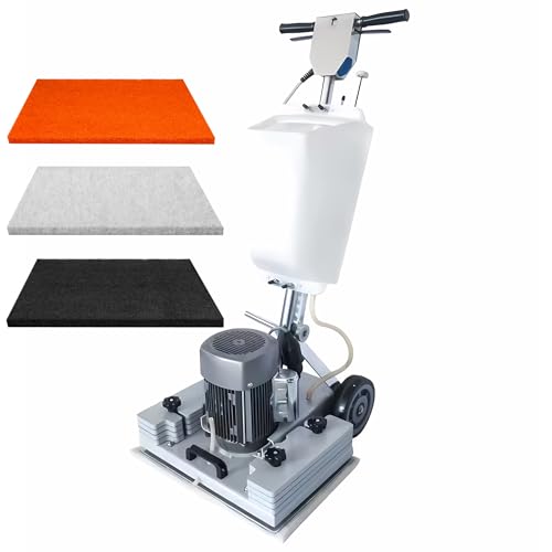 INTSUPERMAI Floor Scrubber Buffer Polisher Machine Commercial Floor Polisher Square Floor Cleaning Equipment 2834RPM Orbital Floor Machine Heavy Duty Single Pad Floor Buffer Machine 110V