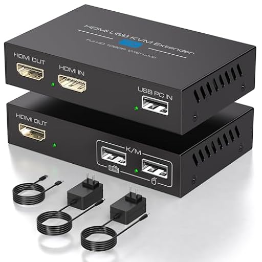 VEDINDUST 120M 400FT HDMI KVM USB Extender RJ45 Sur Single Cat5e 6 7 Full HD 1080P60HZ Support Sortie Cyclique EDID Pour La Souris et Le Clavier De Commande à Distance | Ya disponible en tu tienda friki favorita! En mundofriki.es! VEDINDUST 120M 400FT HDMI KVM USB Extender RJ45 Sur Single Cat5e 6 7 Full HD 1080P60HZ Support Sortie Cyclique EDID Pour La Souris et Le Clavier De Commande à Distance | Ya disponible en tu tienda friki favorita! En mundofriki.es!