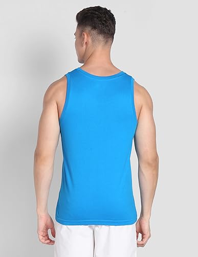 Image of U.S. Polo ASSN. Men's IYBD Brand Print Cotton Vest - Pack of 1