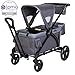 Baby Trend Expedition 2-in-1 Stroller Wagon PLUS, Ultra Grey