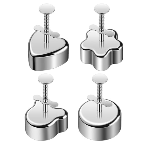 EUBUY 4Pcs Rice Ball Mold Maker - 304 Stainless Steel