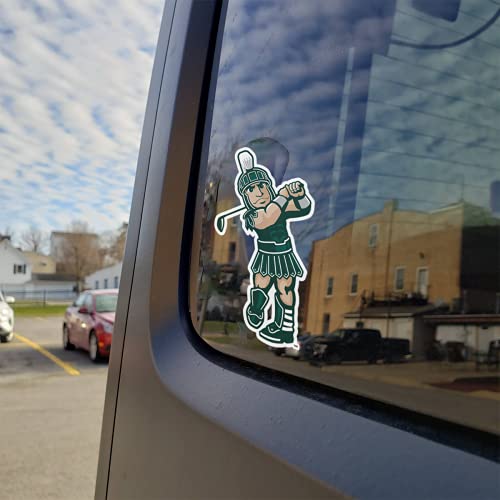 Pegatina para coche de Sparty Michigan State University Spartans 3