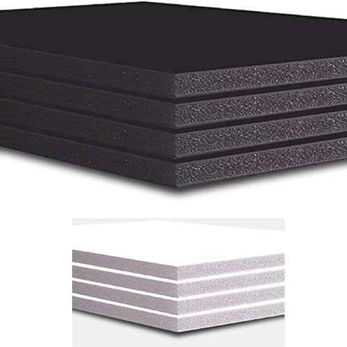 PROTECTAFILE A2 White & Black Foam Board Pack of 10 (5 Black and 5