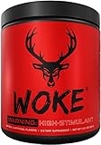 Bucked Up - Woke - HIGH STIM Pre Workout - Best Tasting - Focus Nootropic, Pump, Strength and Growth, 30 Servings (Rocket Pop)