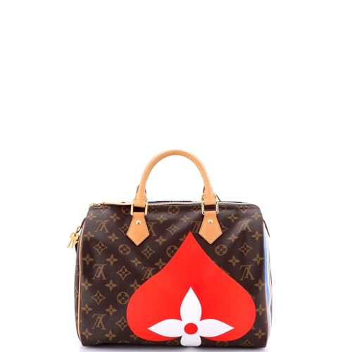 Pre-Loved Speedy Bandouliere Bag Limited Edition Game On Monogram Canvas 30, Print3