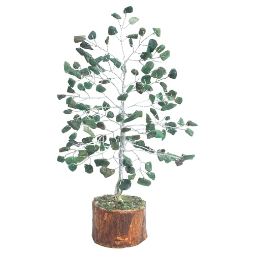 Image of ZAICUS Green Aventurine Tree of Life Feng Shui Bonsai 7-8 Inch