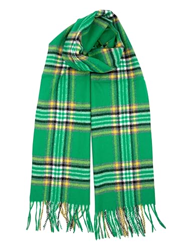 Achillea Cashmere Feel Tartan Plaid Scarf - Classic Winter Scarf for Men & Women, Scottish Heritage Holiday Gift