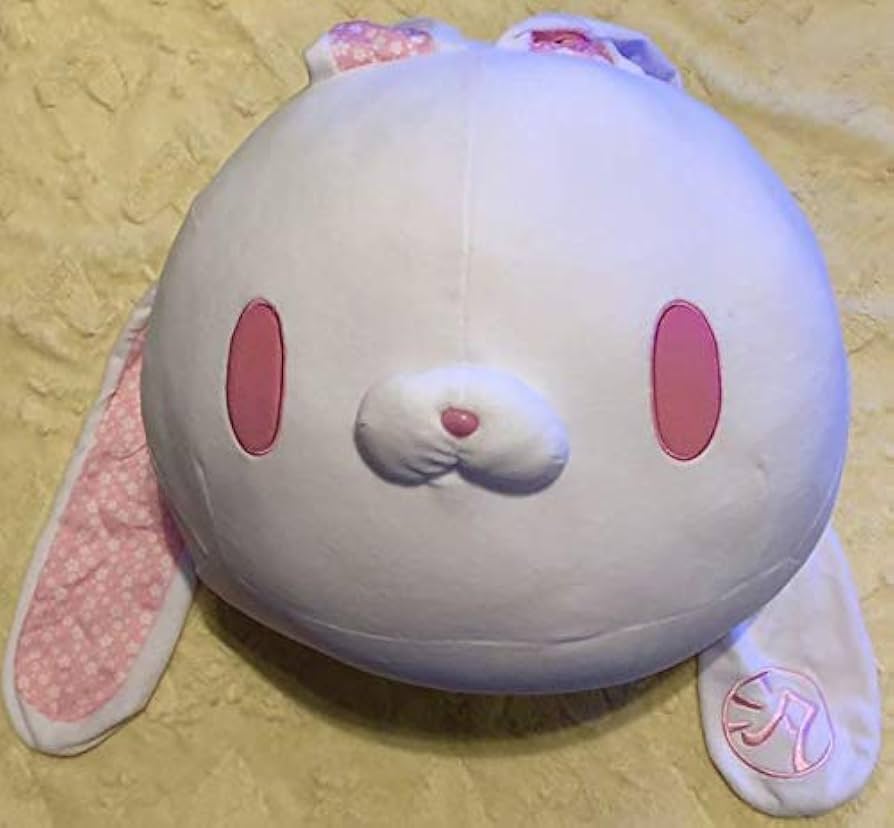 特大サイズ汎用うさぎ　もっちゃりまんじゅうクッションぬいぐるみ チャックスGP 特大サイズ グル〜ミ〜&汎用うさぎ もっちゃり
