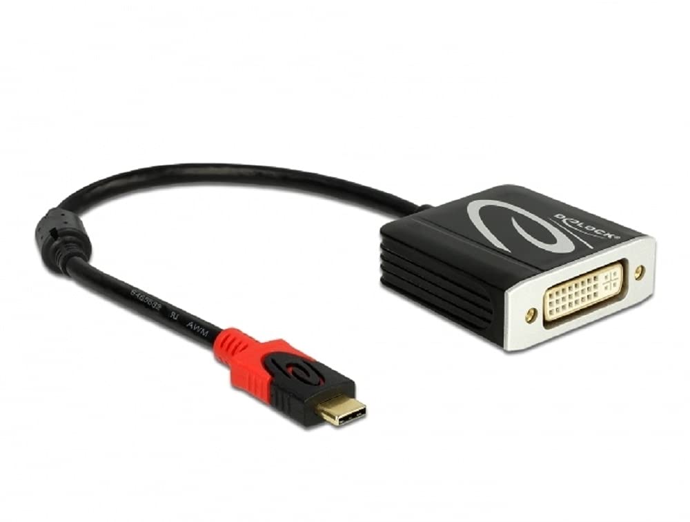 DeLOCK Adaptador USB Type-C Macho a DVI Hembra (DP Alt Mode) 4K 30Hz