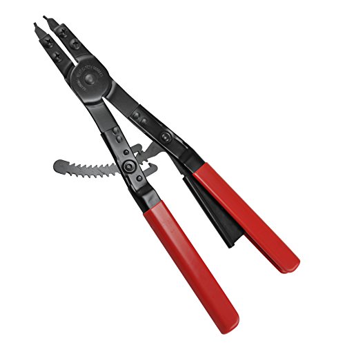 Image of Neiko 02130A Heavy Duty 16 inch Snap Ring Plier Set, 2 Piece, External and Internal Pliers, Straight, 45, 90 Tips