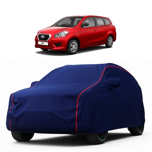 Image of Heavy-Duty Car Cover for Compatible with Datsun Go+ (2015 to 2025 All Models) Deluxe Car Protection Cover - Waterproof & UV-Resistant All-Season Exterior Protection