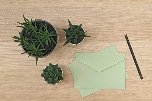 25/50/100x Briefumschlag Mint-Grün DIN C6 Recycling Fensterlos (25 Stk, Mint-Grün)