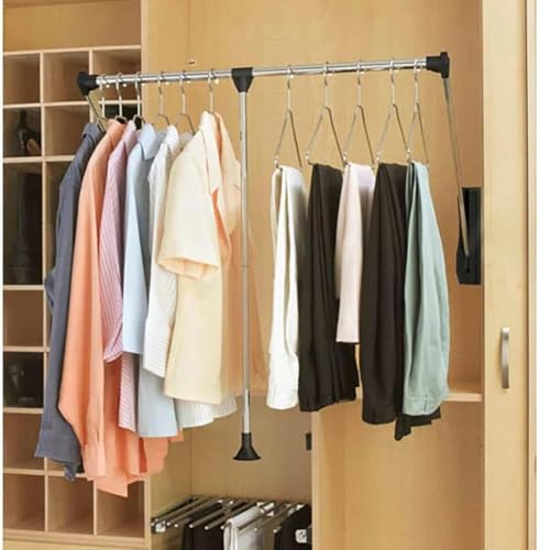 Cintre réglable et robuste latéral pour optimiser un placard haut sans effort - 5