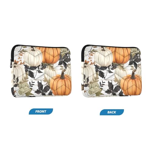 Funda para portátil 13-14 pulgadas con diseño de calabazas y tela impermeable miniatura 2