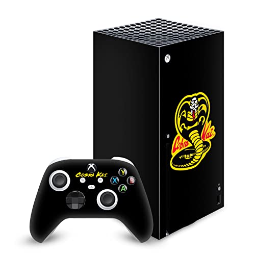 Sticker Xbox Series X Cobra Kai Vinyle Autocollant Console Manette Bundle