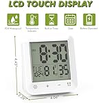 Digital Shower Clock with Touchscreen