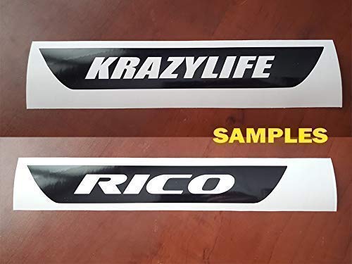 Your Custom Text Made To Fit Charger Rear Tail Light Lamp Accent | Text, Hashtag, Phrase | 2015 2016 2017 2018 2019 2020 2021 2022 2023 Charger #TOP1