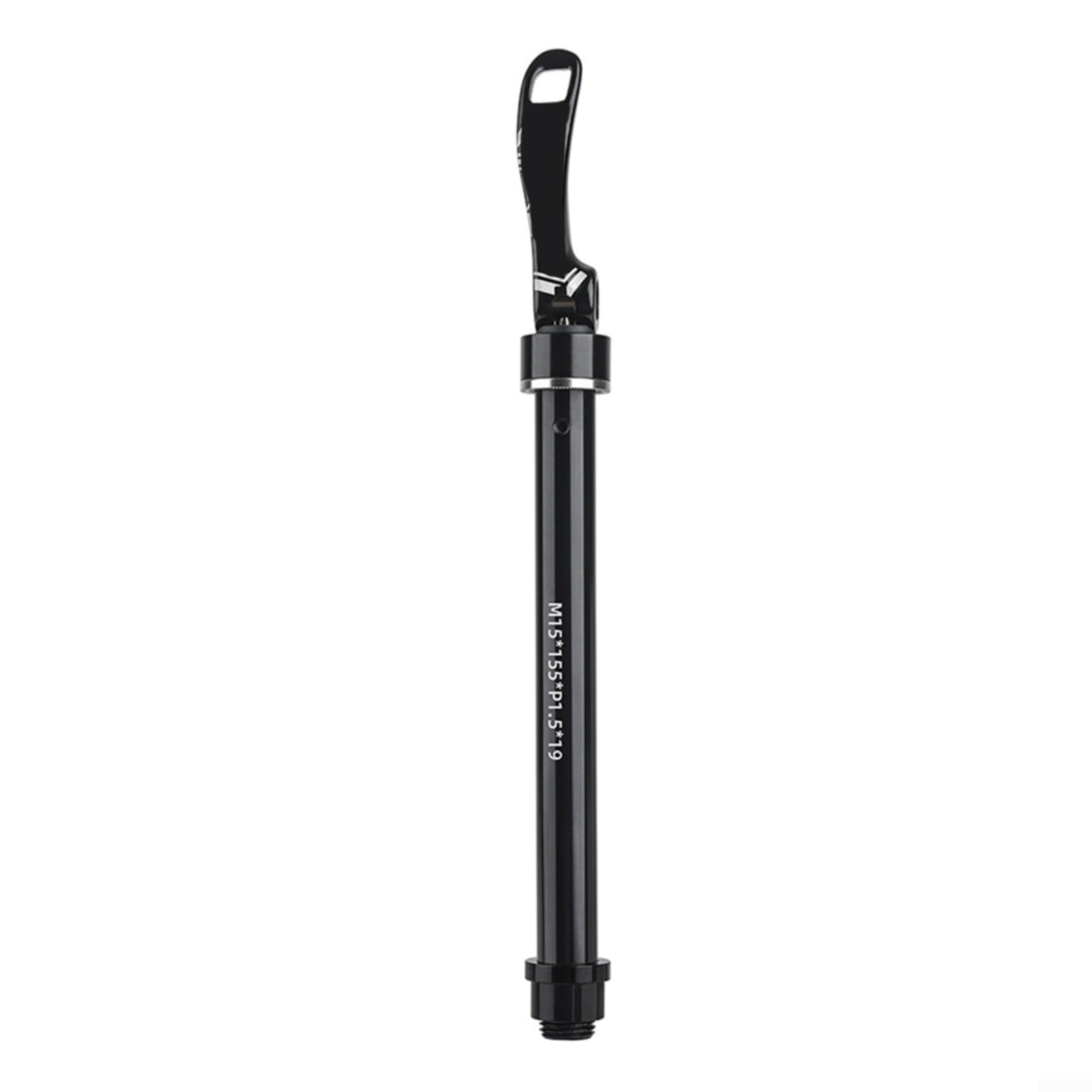 Bordfly Thru Axle Bicycle, Aluminium Alloy 15 x 145 mm Wear-Resistant CNC Milled for Mountain Bike Front Fork Rear Wheel Shock Absorber Quick Release (15 x 155 mm)