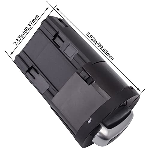 Replacement for Golf MK4 for Jetta 4 for Bora for Passat B5 Chrome Headlight Control Switch Fog Lamp Control Switch 3BD941531/3BD 941 531 Auto Window Switch Button