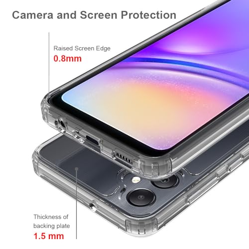Coque Samsung Galaxy A05 transparente en verre trempé premium - 2