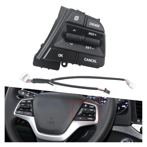 Interrupteur volant touches remplacement pour commande de vitesse Elantra 2.0L - 3