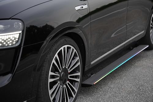 Estribos eléctricos con luces para Jeep Wrangler 2018-2023 miniatura 3
