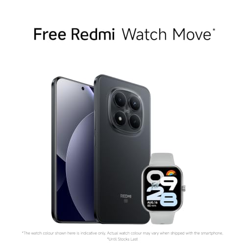 Image of REDMI Note 15 Pro+ 5G (Carbon Black, 8GB + 256GB) | 200MasterPixel OIS Camera | Snapdragon 7s Gen 4 | CrystalRes AMOLED | IP69 /69K | 6500mAh Si /C Battery | 100W HyperCharge