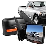 ECCPP Power Heated Turn Signal Puddle Lamps Driver Side Mirror Replacement Fit 2007-2014 For Ford For F-150 Pickup Left