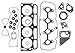 MAHLE HS54051 Engine Cylinder Head Gasket Set