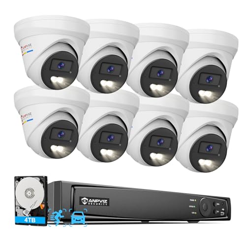 Anpviz 12MP 16CH PoE Security Camera System