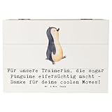 Mr. & Mrs. Panda 22 x 15 cm Holzkiste Eiskunstlauf Trainerin - Geschenk, inspirierende Trainingsstunden, Dekokiste, Aschiedsgeschenk Trainerin,