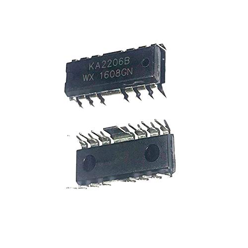 10PCS 10pcs/Lot KA2206B DIP12 Two Channel Audio Power Amplifier IC Chip