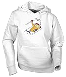 Sudadera Hormiga Atómica Adulto/Niño EGB ochenteras 80´s Retro (M, Blanco)