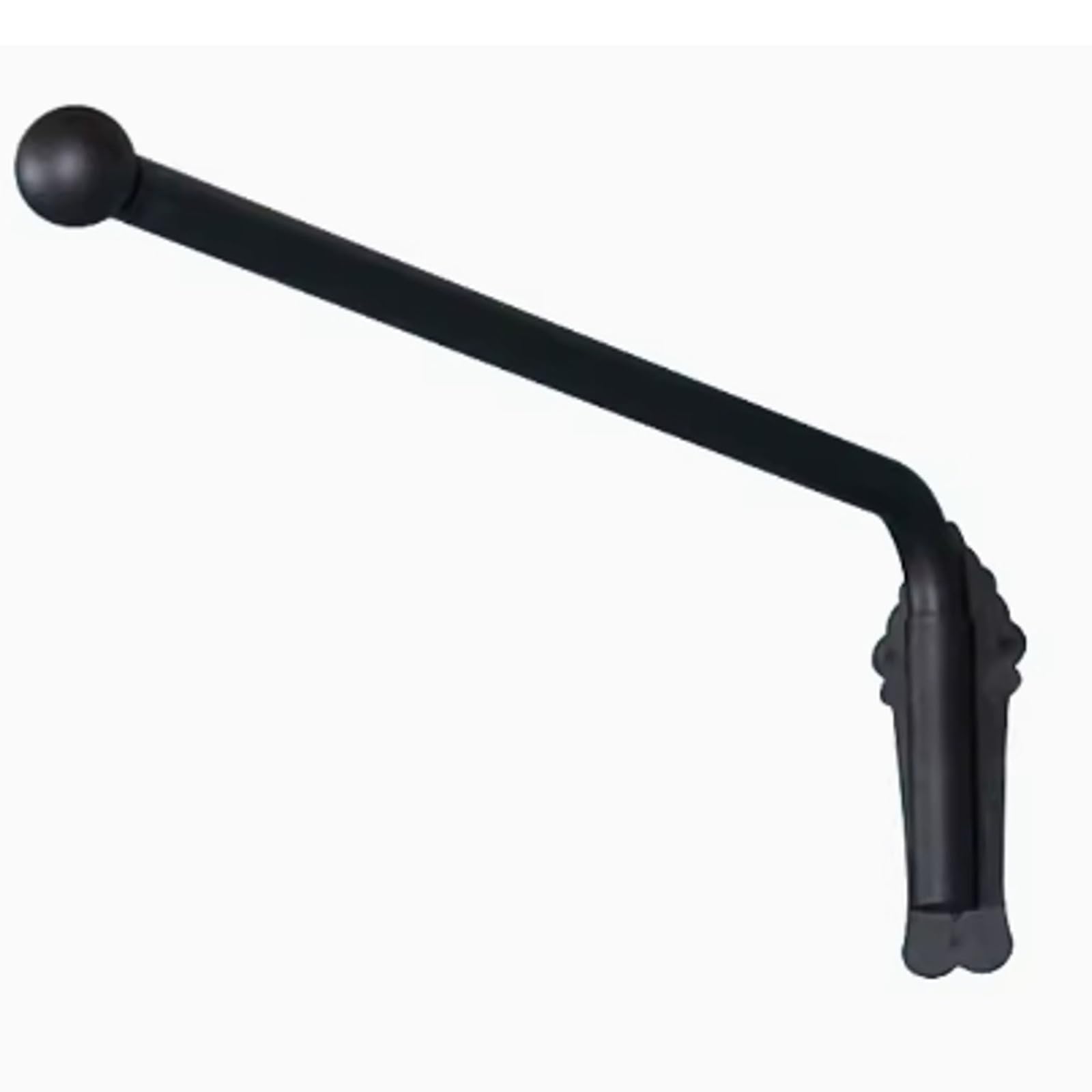 Robustes Bras Oscillant Tringle à Rideau Avec Supports, Flexible Tringle à Rideau Pivotante 25mm Diamètre,Embouts Ronds Décorer Présentoir à Rideaux Pour La Fenêtre Porte-Or-120CM