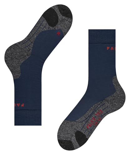 FALKE Herren Wandersocken TK2 Explore M So Wolle Funktionsmaterial antiblasen dick 1 Paar, Blau Stone Blue 6599, 44-45 – Ansicht 7