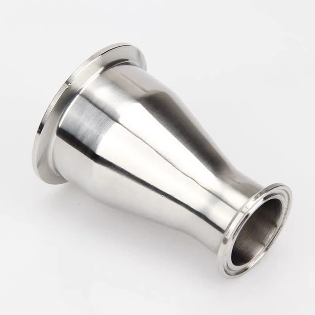 Reductor Tri-Clamp Reductor de virola sanitaria de triple abrazadera SS304, O/D 19-102 mm 50,5-119 mm