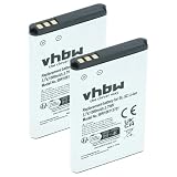 vhbw 2x batteria sostituisce Philips RTX 10000058, 1ICP06/35/54 per smartphone cellulare (1000mAh, 3,7V, Li-Ion)