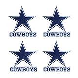 4Pcs for Cowboys Iron on Embroidered Patch for Jacket Backpack Jeans Clothes DIY Sew On Patches