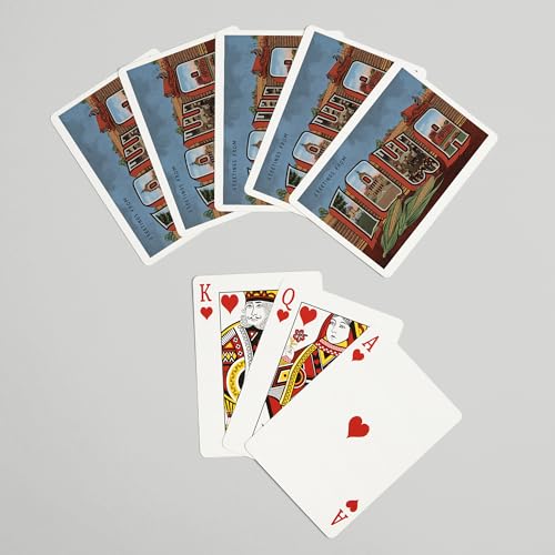 Lantern Press naipes de póker para adultos, 52 cartas miniatura 7
