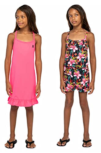 Robe et romper Hurley pour fille ensemble léger deux pièces rose