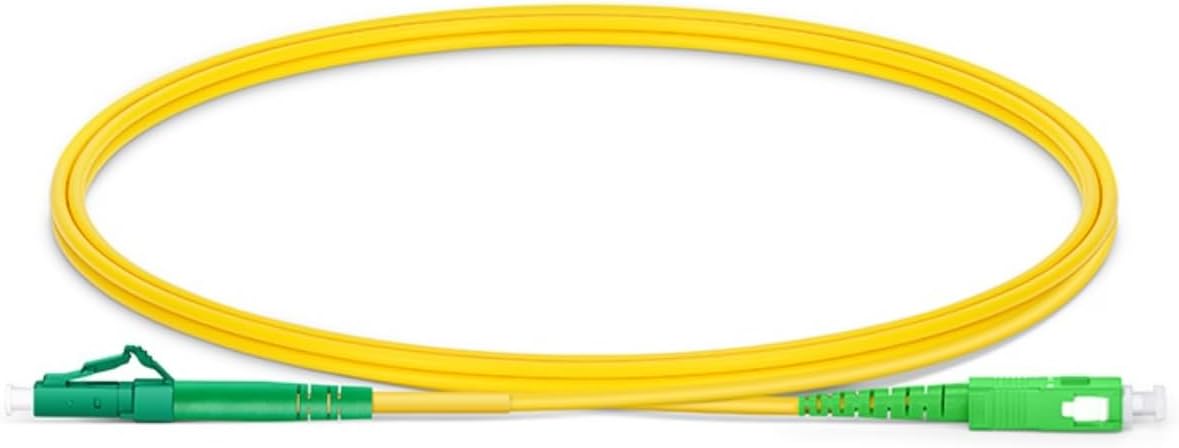 XTND Connect Fiber Optic Patch Cord SC/A PC - LC/A PC Single Mode 9/125µm Simplex 3mm LSZH Yellow Color, Fiber Optic Jumper Part Number : XTNDIPC02SX2D030SASA (3 Meter)