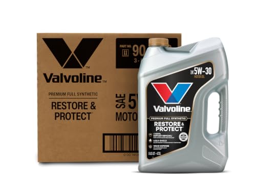 Image of Valvoline Restore & Protect Full Synthetic 5W-30 Motor Oil 5 QT, Case of 3
