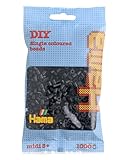 HAMA 207-18 - Perle, 1000 Pezzi, Colore: Nero