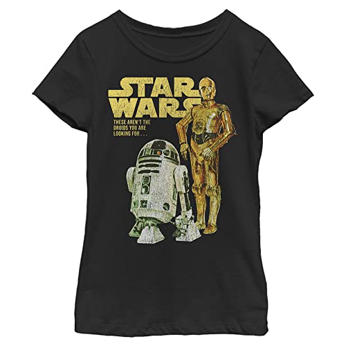 T-shirt Star Wars Droids Cover Girls noir taille S vêtement coton manches courtes